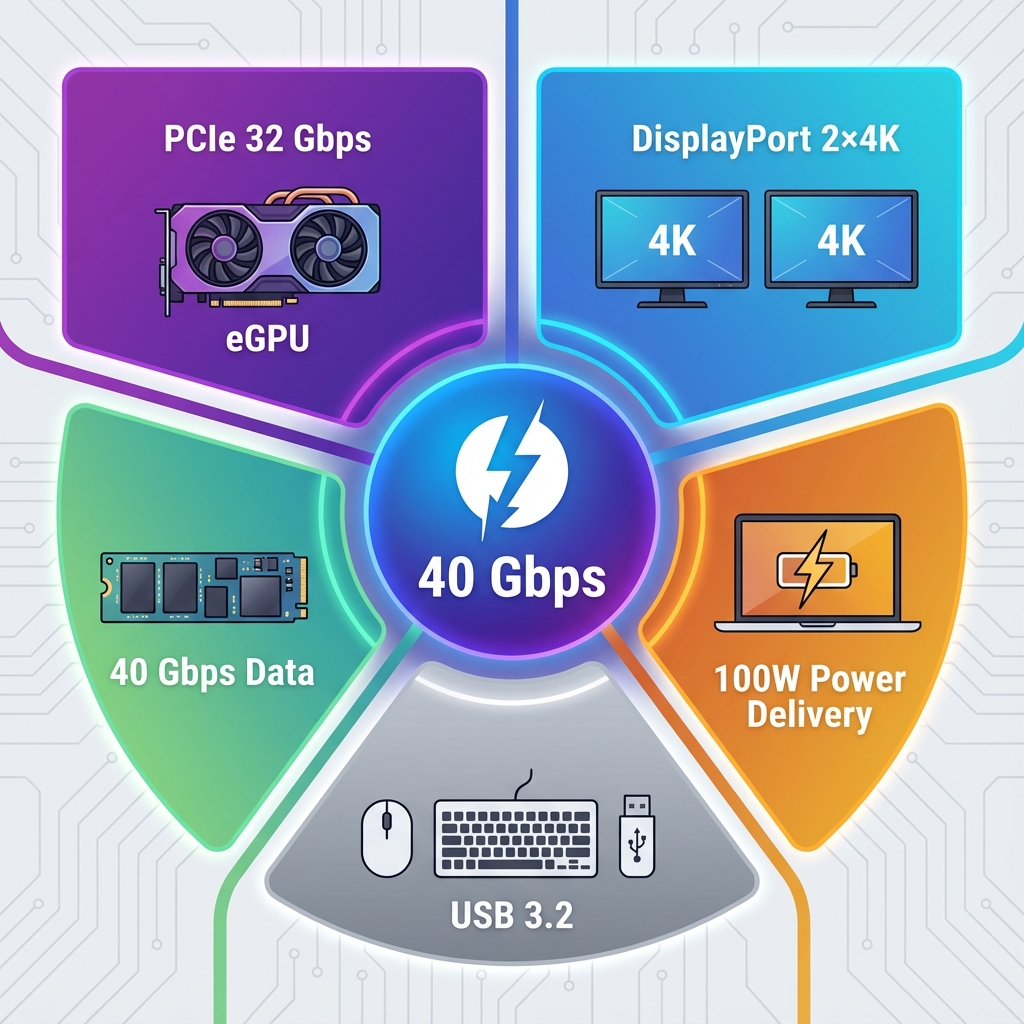 Thunderbolt Technology Illustration